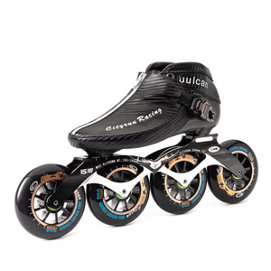 <span class=keywords><strong>Patins</strong></span> <span class=keywords><strong>à</strong></span> <span class=keywords><strong>roulettes</strong></span> <span class=keywords><strong>de</strong></span> vitesse professionnels pour enfants et adultes, unisexes, en fibre <span class=keywords><strong>de</strong></span> carbone, <span class=keywords><strong>à</strong></span> grandes roues, avec tige en microfibre et semelle extérieure en caoutchouc - Product Image 1