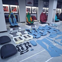 Sièges baquet de sport de luxe haute qualité avec revêtement en cuir et éponge pour BMW M3 M4 M5 M6 X3 X5 X6 Série M – Amélioration des sièges de voiture
