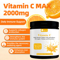Poudre de Vitamine C 99% Pure Acide Ascorbique Qualité Alimentaire Non-OGM Hydrosoluble pour Boissons Compléments Soins de la Peau Vente en Gros Fournisseur OEM