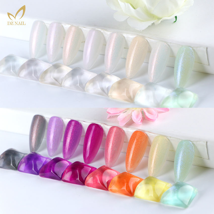 New Arrival Free Sameple Light change shimmer gel polish wholesale uv nail gel painting polish