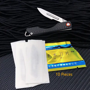 LHCB112 мини карманный складной нож сменные лезвия из углеродного волокна складной скальпель нож для выживания для гравировки - Product Image 5