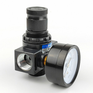 วาล์วควบคุมแรงดัน JINEN BR4000 ขนาด 1/4 นิ้ว พร้อมเกจวัด สำหรับแก๊สอุณหภูมิปกติ แรงดันสูงสุด 1.2MPa - Product Image 1