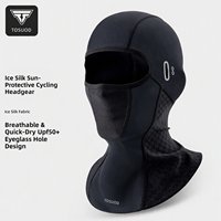 Cagoule d'été en soie glacée, masque de protection solaire anti-UV UPF50+, couvre-visage intégral, séchage rapide, cache-cou pour la pêche et les sports de plein air