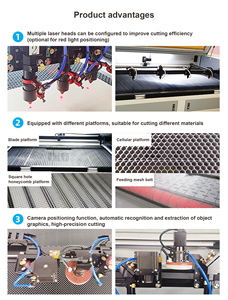 खिलौना लकड़ी पत्थर mdf co2 लेजर उत्कीर्णन मशीन डिजिटल मुद्रण के लिए पानी शीतलन के साथ - Product Image 3