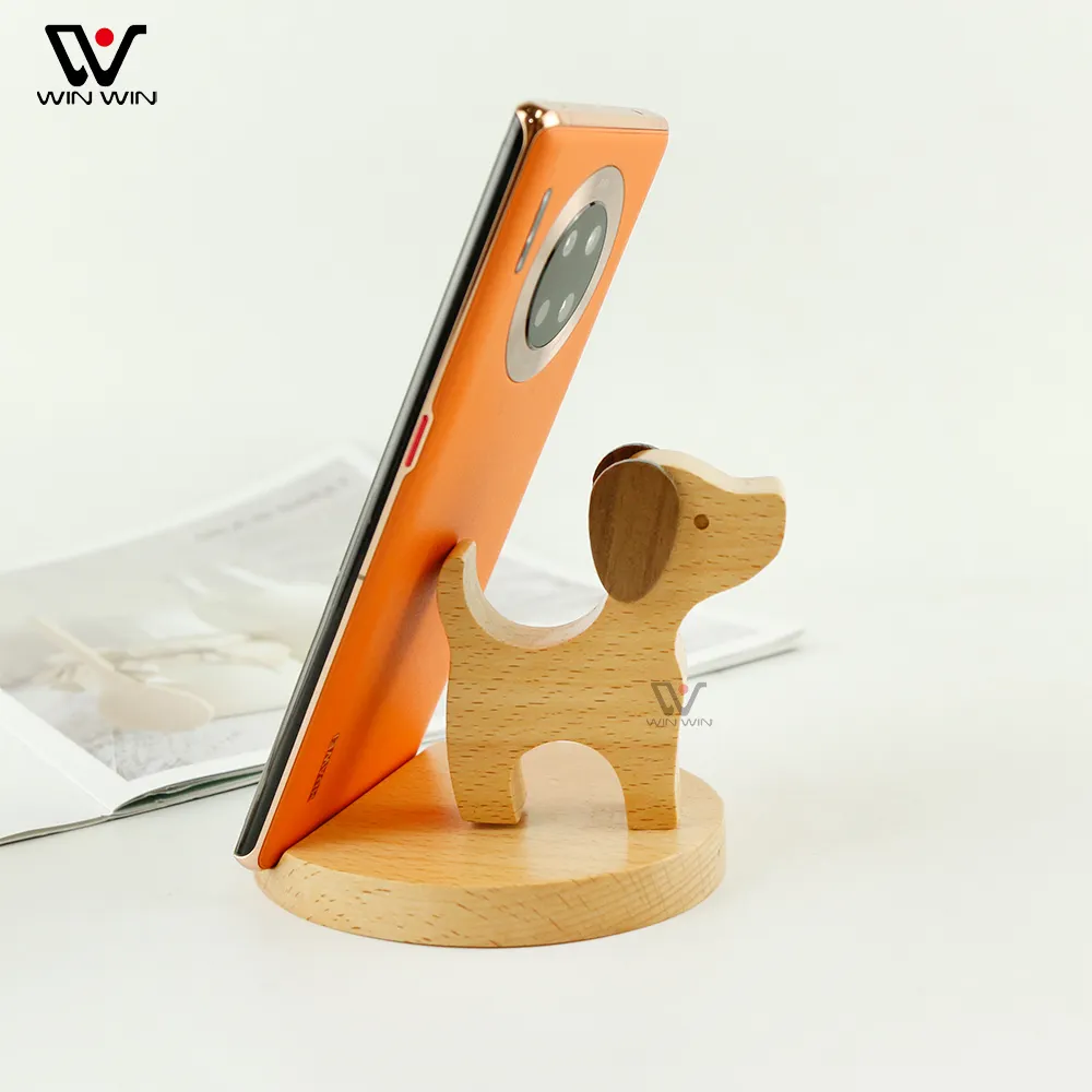 cellulare in legno personalizzato supporto per Tablet supporto per telefono da tavolo in alluminio supporto universale per