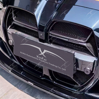 Modification de voiture, style MP, lèvre avant en fibre de carbone, jupe latérale, diffuseur arrière, capot moteur pour BMW M3 G80, kit de carrosserie, mise à niveau