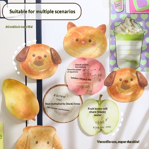Ins Style Bread Shaped <b>Sticky</b> <b>Notes</b> Cartoon Toast Fruit Pattern Memo <b>Note</b> Paper For Student Message Reminder - Product Image 3