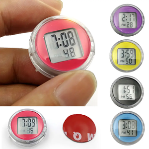 Waterproof Mini Stick <strong>Digital</strong> <strong>Clock</strong> with Stopwatch for Motorbike Motorcycle Universal Paste <strong>Clock</strong> - Product Image 4