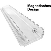 Supports de Mahjong américains en acrylique transparent avec poussoirs, porte-pièces de Mahjong, accessoires de Mahjong pour soirée de jeu