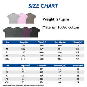 Camisetas de punto liso de gran tamaño para hombre gráfico personalizado vintage desgastado lavado ácido hombro caído - Product Image 4