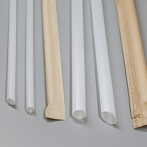 <span class=keywords><strong>Precio</strong></span> de fábrica PLA Eco compostable Biodegradable 6mm 12mm <span class=keywords><strong>blanco</strong></span> PLA paja para café leche cóctel beber - Product Image 3