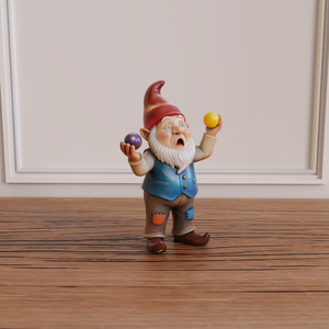 Statuetta di Gnomo Animato in Resina Personalizzata, Decorazione da Giardino, Divertente Statua di Nano, Produzione OEM all'Ingrosso di Personaggi Gnomo in Poliresina - Product Image 5