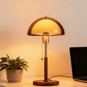 Lámpara de Noche para Dormitorio, Estilo Americano Vintage, Lámpara de Escritorio para Estudio, Ajustable, Regulable, con Enchufe de Corriente - Product Image 4