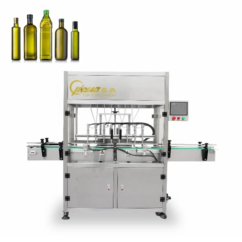 Automatische Koch maschine für Olivenöl flaschen versch ließ maschine Speiseöl kolben füller Schmier mittel Schmieröl abfüll maschine