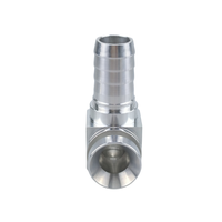 Connecteur coudé fileté sur mesure, adaptateur de capteur hydraulique haute pression, pièces tournées CNC