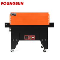 Máquina de Envasado Automática de Túnel de Termoencogimiento por Chorro de Calor YOUNGSUN BS-4525 para Envolver Botellas de PET