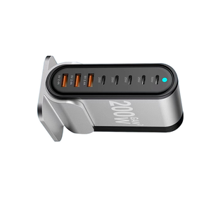200W <span class=keywords><strong>USB</strong></span> <span class=keywords><strong>C</strong></span> sạ<span class=keywords><strong>c</strong></span> gan 8-Port sạ<span class=keywords><strong>c</strong></span> nhanh sạ<span class=keywords><strong>c</strong></span> cao-nhu <span class=keywords><strong>c</strong></span>ầu thiết bị với LED Light <span class=keywords><strong>Adapter</strong></span> Nhiều <span class=keywords><strong>USB</strong></span> sạ<span class=keywords><strong>c</strong></span> - Product Image 3