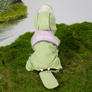 लक्जरी सरल पर्यावरण के अनुकूल पालतू वर्षाकोट ऑक्साइड कपड़े जलरोधी विंडप्रूफ विंडप्रूफ-पर्ची कुत्तों बिल्लियों के लिए-बारिश के दिन - Product Image 5