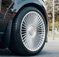 Jantes forgées sur mesure en argent, classiques, multi-branches, 20, 21, 22 pouces, 5x120, 5x112 pour Range Rover, Audi, BMW, Mercedes Benz, SUV de luxe