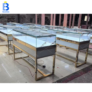 Bsd baishida bsdzb243 bền đồ trang sức cầm tay Hiển thị đứng dẫn chiếu sáng không thấm nước Titan gương vàng hình chữ nhật hiển thị - Product Image 4