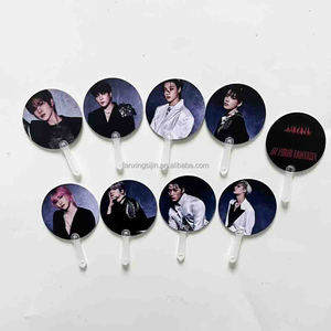 Mini pickets publicitaires personnalisés pour concerts K-pop, avec <span class=keywords><strong>photo</strong></span> d'idole K-pop imprimée 5x5cm - Product Image 3