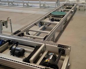 Turnkey New Stainless Steel Pallet Handling Solution Automated Palletizing System Gravity Roller Conveyors Adjustable - Product Image 2