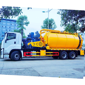 Vacuum Excavation Truck Sewer Combined High Pressure Cleaning Sewage Suction Trucks Jetting Dry/wet Vacuum Truck - Product Image 4