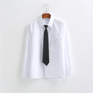 Uniformes Escolares para Estudiantes de Secundaria, Conjunto de Camisa y Falda de Algodón Gris, Unisex, Tallas S M L XL XXL XXXL 4XL 5XL - Product Image 3