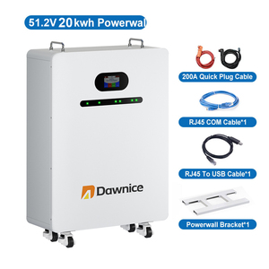 Dawnice Eu Stock Home Lithium Battery 48V 200Ah 400Ah 10kwh 20kWh Power Wall Energy Storage Solar Battery - Product Image 3