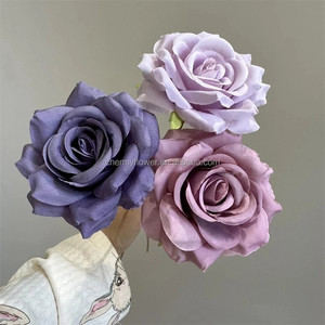 CM-TH1194 einzelne Kopf <span class=keywords><strong>Rose</strong></span> 20 Farben <span class=keywords><strong>Rose</strong></span> künstliche Blumen arrangement für Hochzeit - Product Image 2