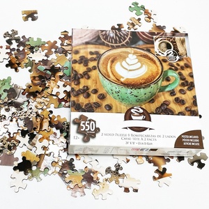 Rompecabezas éducatives en carton papier pour enfants, 1000 pièces OEM, grands puzzles pour adultes, design personnalisé - Product Image 4