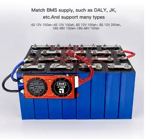 Hot Grade A 3.2V 320ah 304ah 302Ah 280ah 230Ah Lifepo4 Akku 12v 24v 48v Solar Pack Energy Storage Battery