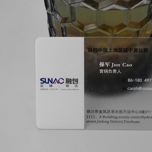 Formato Carta di Credito Standard Opaco PVC Carta Trasparente Chiaro <span class=keywords><strong>Biglietto</strong></span> <span class=keywords><strong>Da</strong></span> <span class=keywords><strong>Visita</strong></span> - Product Image 4