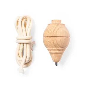 Trottola TROTTLE gadgets personnalisés en bois - Product Image 1