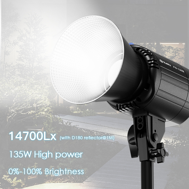 Tolifo FS-120B 120W FS-200B 200W Bi-color 2700-6500K Remote Continuous COB LED Photography Studio Video Light AC180-240V