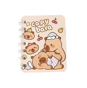 Carnet de notes A7 à spirale, couverture en papier, petit format, mini carnet de poche, agenda, bloc-notes portable pour le bureau, vente en gros - Product Image 1