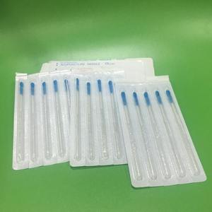 Aiguilles d'<span class=keywords><strong>acupuncture</strong></span> <span class=keywords><strong>Hwato</strong></span> 0,25x75mm avec Tube et poignée, 100 aiguilles par boîte - Product Image 4