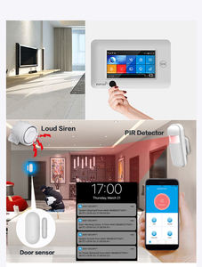 Système d'alarme anti-intrusion domestique sans fil TY-106 WIFI GSM avec panneau de commande tactile, compatible Alexa et Google - Product Image 5