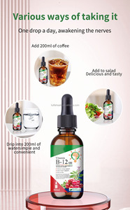 Vitamina <span class=keywords><strong>B12</strong></span> Metilcobalamina in Gocce Liquide, <span class=keywords><strong>Integratore</strong></span> 60ml, Etichetta Privata OEM, Supporto Immunitario - Product Image 3