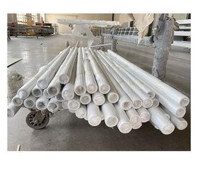 Profil de Pultrusion en fibre de verre de Surface antidérapante Matériau d'isolation en grain de bois <span class=keywords><strong>imitation</strong></span> Tube carré en fibre de verre Tube rond - Product Image 1