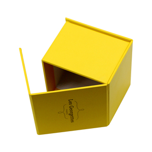 Fábrica personalizada diseño personalizado impresión Logo Color amarillo embalaje caja de papel almacenamiento joyería caja de regalo con tapa - Product Image 3