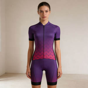 Maillot de cyclisme respirant à séchage rapide avec logo d'équipe personnalisé, imprimé par sublimation, design coloré, pour événements cyclistes sur route unisexe - Product Image 4