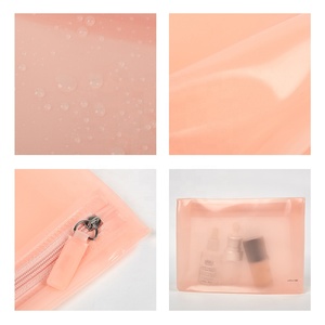 Sac à cosmétiques en PVC TPU souple, logo logo de marque, logo de BSCI SEDEX FAMA, sac à cosmétiques en PVC givré - Product Image 5