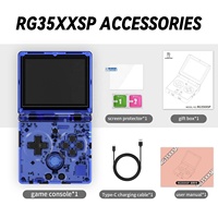 ANBERNIC-Écran IPS RG35XXSP 3.5 pouces, console portable, système Linux, sortie TV, 64 Go, 5500 jeux préinstallés