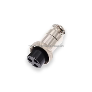 Fábrica al por mayor CE RoHS GX20 Circular aviación conector de Panel de cable rápido 3 pines GX20 macho hembra tuerca Butt <span class=keywords><strong>Socket</strong></span> adaptador de enchufe - Product Image 1