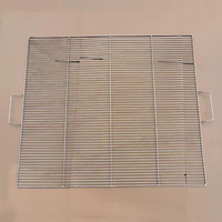 Grille de cuisson en maille pour barbecue, rôtissoire pour foyer extérieur, outil de service alimentaire pour camping, randonnée, pique-nique, fête de jardin et jardin