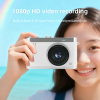 Appareil photo numérique pour enfants 48MP, enregistreur vidéo, mini caméra compacte portable, autofocus, cadeau pour enfants