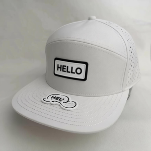 Wholesale 5 Panel <b>Flat</b> Brim <b>Cap</b> 6502 Unstructured 100% Cotton Comfortable Hat Construct Color Snapback <b>Cap</b> - Product Image 1