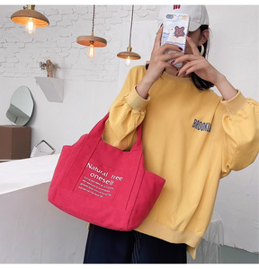 Bolso de Mano Informal de Lona con Logotipo Personalizado, Gran Capacidad, Nuevo Estilo, Impermeable, Bolso de Mano Tipo Cartera <span class=keywords><strong>para</strong></span> <span class=keywords><strong>Verano</strong></span> y Otoño - Product Image 2