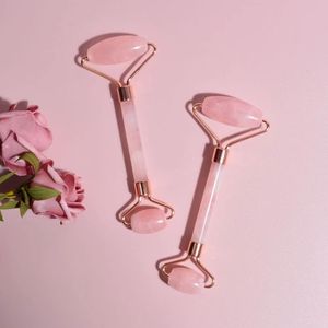 Tốt Nhất Bán Chất Lượng Cao 100% Tự Nhiên Thạch Anh Hồng Ngọc Con Lăn Cho Khuôn Mặt Màu Hồng Đá Mắt Cơ Thể Công Cụ Chăm Sóc Da - Product Image 5